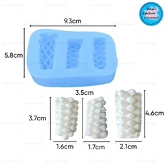 Khuôn Silicon - Món Ăn -Miếng Mực Cắt 3c