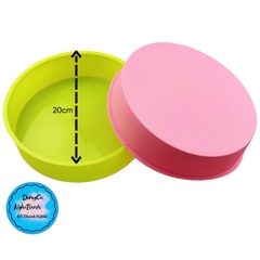 Khuôn Silicon - Đế Tròn 20Cm - Cao 5 Cm