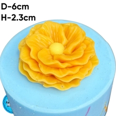 Khuôn Silicon - Hoa Cúc Cánh Xoay - 6cm cm J-339