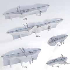 Khuôn Silicon Núi - Khuôn Núi - Khuôn Núi 12cm