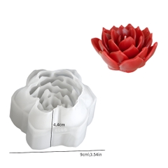 Khuôn Silicon - Sen Đá - Đại Đoá  8.7cm