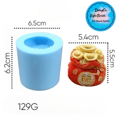 Khuôn Silicon - Hủ Vàng - 9205