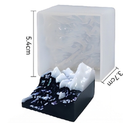 Khuôn Silicon Núi - Khuôn Núi - #2 - Băng vuông 3.7cm