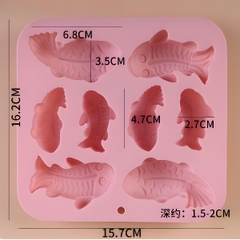 Khuôn Silicon - Sinh Vật Biển TH - Vĩ Cá 8C