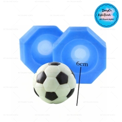 Khuôn Silicon - Cầu Thủ - Trái Banh 2 Mảnh 6cm