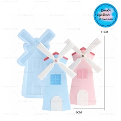 Khuôn Silicon - Cối Xây Gió To 11cm