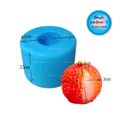 Khuôn Silicon - Trái Cây - Vải 3cm