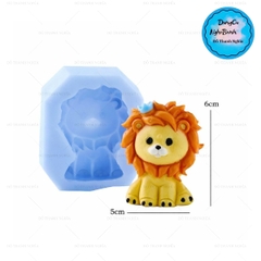 Khuôn Silicon Động Vật Con Sư Tử 6cm