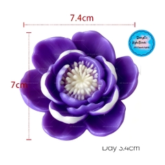 Khuôn Silicon - Hoa Cúc - Cánh Thẳng Nhuỵ 7.4cm