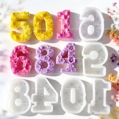 Khuôn Silicon - Số Hoa 0-9 - Số 5