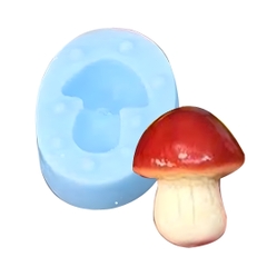 Khuôn Silicon - Rau Củ- Nấm 2 Mảnh 4cm