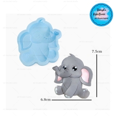 Khuôn Silicon Động Vật Con Voi 7.5cm