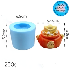 Khuôn Silicon - Hủ Vàng - 6.3cm SL59