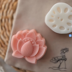 Khuôn Silicon -Mặt Hoa Sen 6cm