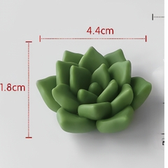 Khuôn Silicon - Sen Đá Nở - 4.4 cm- Mộng Nước Tia Tầng  J-1243