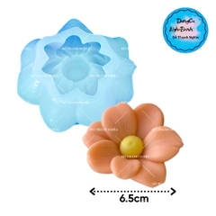 Khuôn Silicon - Hoa Cúc Phi Cánh Dày 6.5cm