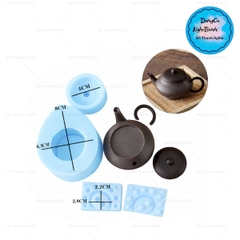 Khuôn Silicon - Ấm Trà Bình Trà - 8cm