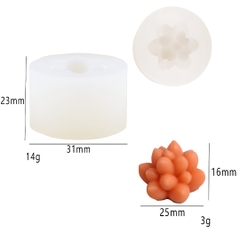 Khuôn Silicon - Sen Đá Tia Mộng Nước 2.5cm