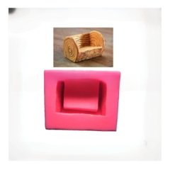 Khuôn Silicon - Khúc Gỗ - 4.5x2.8cm
