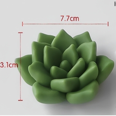 Khuôn Silicon - Sen Đá Nở - 7.7cm- Mộng Nước Tia Tầng J-1245