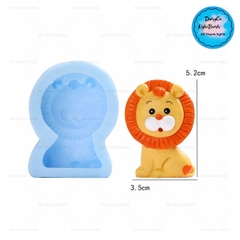 Khuôn Silicon Động Vật Con Sư Tử 5.2cm