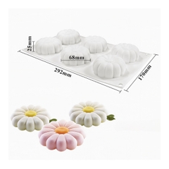 Khuôn Silicon - Vĩ Đế Hoa Mai 12 Cánh 6cm