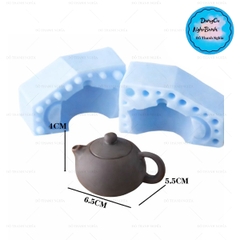 Khuôn Silicon - Ấm Trà Bình Trà 2 Mảnh 6.5cm