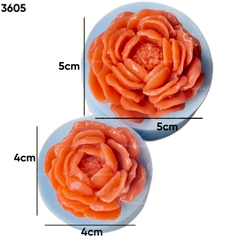 Khuôn Silicon - Hoa Hồng Lai - Set 2 Hồng Trà Mẫu Đơn M1 4cm 5cm