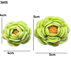Khuôn Silicon - Hoa Hồng Lai - Set 2 Hồng Trà Mẫu Đơn M1 4cm 5cm