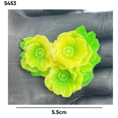Khuôn Silicon - Chùm Hoa Cúc - Kèm Lá 6.5cm