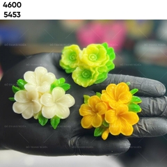 Khuôn Silicon - Hoa Sứ - 6.1cm - chùm hoa Sứ Kèm Lá