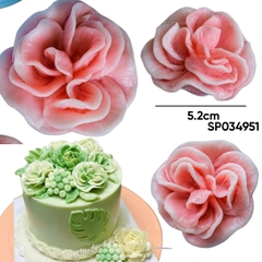 Khuôn Silicon - Hoa Cẩm Chướng Cuộn X10 - 5.2cm