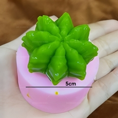 Khuôn Silicon - Sen Đá KHÍA - 5.1cm Quanh #2