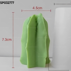 Khuôn Silicon - Sen Đá KHÍA - 9cm - 5 Khía