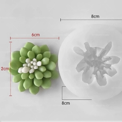 Khuôn Silicon - Sen Đá - Tia Tầng 6cm