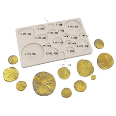 Khuôn Silicon - Lá Quạt 19c- Nấm