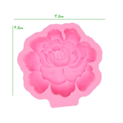 Khuôn Silicon - Hoa Mẫu Đơn Ép Mẫu Đơn 8cm
