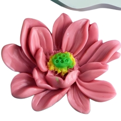 Khuôn Silicon - Mặt Ép Hoa Sen - Sen Cánh Rũ 10cm
