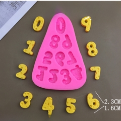 Khuôn Silicon - Số 0-9 Chấm