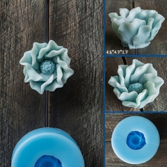 Khuôn Silicon - Hoa Cúc Xoay X19 - 4.7cm