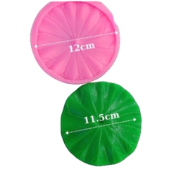 Khuôn Silicon - Lá Sen - 12cm - Có Gờ Trung