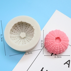 Khuôn Silicon - Sinh Vật Biển TH - nhum Sò Biển Tròn Gai 4.6cm