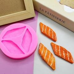 Khuôn Silicon - Món Ăn - Sushi- lát thịt, cá 3c