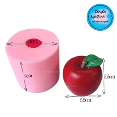 Khuôn Silicon - Trái Cây - Táo To 6cm