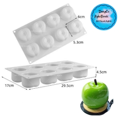 Khuôn Silicon - Trái Cây - Táo To Vĩ 6cm