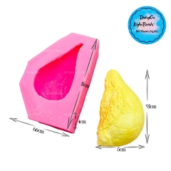 Khuôn Silicon - Trái Cây - Sầu Riêng - Múi 9.1cm