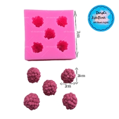 Khuôn Silicon - Trái Cây Berry - Mâm Xôi To 2cm - 5c