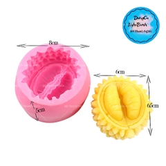 Khuôn Silicon - Trái Cây - Sầu Riêng - Múi Vỏ 7cm