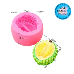 Khuôn Silicon - Trái Cây - Sầu Riêng - Múi Vỏ 5cm