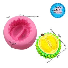 Khuôn Silicon - Trái Cây - Sầu Riêng - Múi Vỏ 9cm